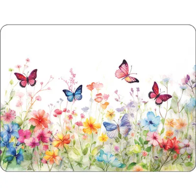 Imagen del producto de Ambiente. Mantel individual con diseño de mariposas, tamaño 30 x 40 cm