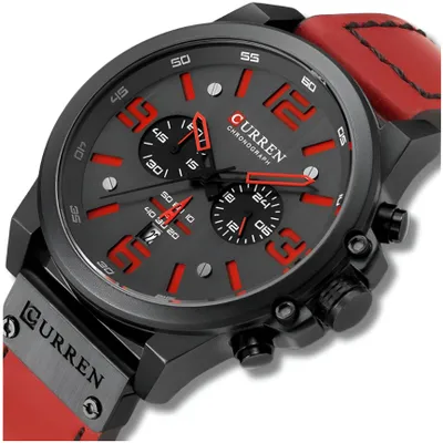 Image de Montre Homme Curren Classic Elegant Chronograph Date Watch 6 Colors