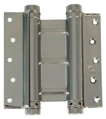 Produktbild von Pendeltürbänder Scharnier Türband Paar Messing 100 mm Ausführung matt vernickelt