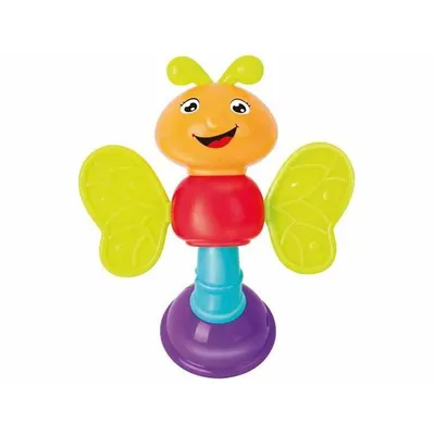 Obrázok produktu pre Chrastítko farebná včela 14 cm