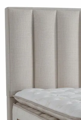 Produktbild von Bett mit Matratze Moderner Stil Weiche Polsterung Bett mit Stauraum