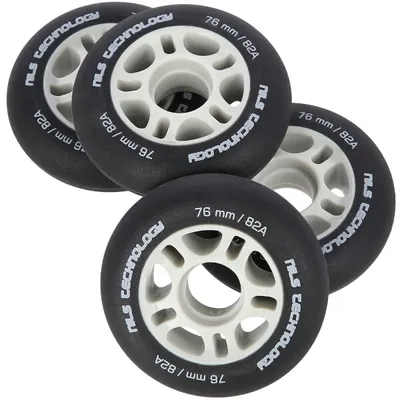 Produktbild von Matte Felgen NILS Extreme Polyurethan76x24 82A, schwarz, 4 Stk
