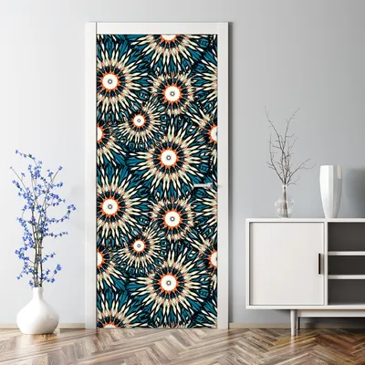 Produktbild von Dekorative Türsticker Aufkleber selbstklebend Klebefolie Türposter Mandala Vintage 85 x 200 cm
