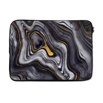 Produktbild von MuchoWow® Laptop Hülle 13 Zoll Steine - Achat - Geode - Marmor Laptoptasche - Laptophülle - Sleeve - Rundumschutz