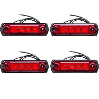 Produktbild von Set: 4x Umrissleuchten LED Horpol LD 677 [rot]
