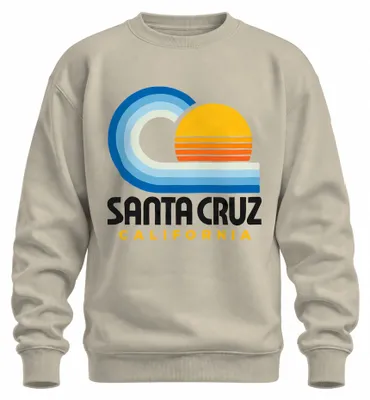 Productafbeelding van Santa Cruz, Californië: Surfen, golven, strand, vakantie, surfshirt, trui, natuur, XXL