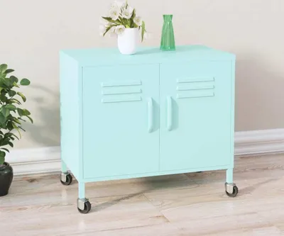 Obrázok produktu pre The Living Store Úložná skriňa mätovo zelená 60x35x56 cm oceľ