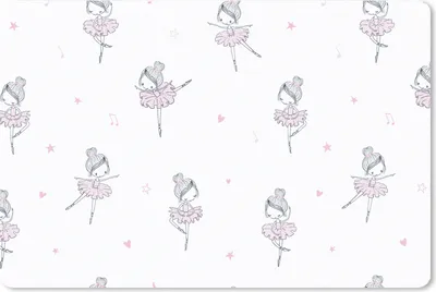 Produktbild von MuchoWow® Mauspad Mousepad Mädchen - Ballett - Rosa - Muster - Mädchen - Kinder - Kinder 27x18 cm - Mousepads - Maus Mat - Pad - Mausunterlage - Büroartikel - Desk Matten