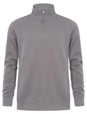 Produktbild von Promodoro - "Troyer" Pullover für Herren/Damen Uni LT6160 (XL) (Stahlgrau)
