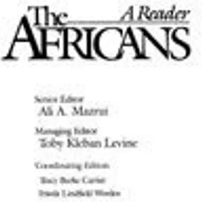 Immagine prodotto di The Africans