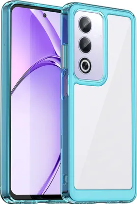 Obrázek produktu pro Pouzdro pro Oppo A80 průhledné, nárazuvzdorné TPU silikonové ochranné pouzdro nebesky modré