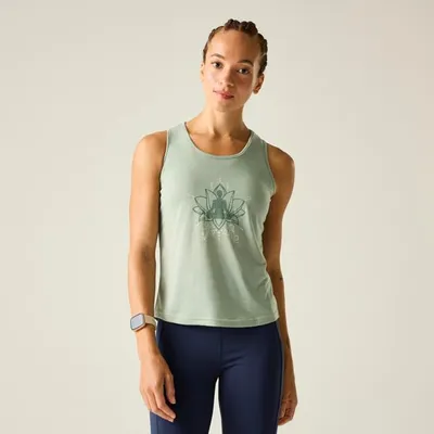 Image de Dare 2B - T-shirt "Harmonic" pour femmes, en bambou, modèle RG12462 (taille 34 DE), couleur vert glacier