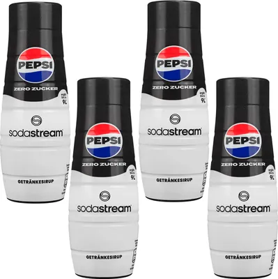 Produktbild von 4x Sirup für SodaStream Pepsi Max ohne Zucker 440 ml