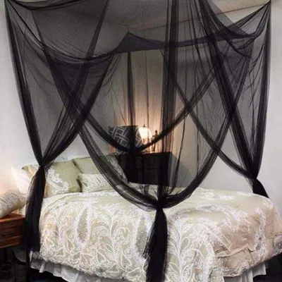 Produktbild von Klambouten voor 4-hoekige klamboe, prinsessenklamboe, hemel voor tweepersoonsbed, slaapkameraccessoire