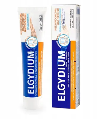 Immagine prodotto di Elgydium Fluorinol Protect+ dentifricio anti-carie, 75 ml
