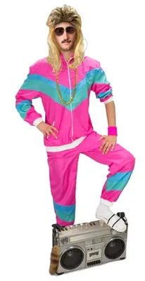 Produktbild von Trainingsanzug 80er Jahre Pink, Gr. 2XL