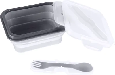 Imagen del producto de ZOPA: Contenedor de silicona para meriendas, pequeño, color gris claro (Dove Grey)