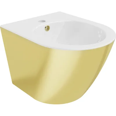 Zdjęcie produktu dla Mexen Lena bidet wiszący, biały/złoty - 35224806