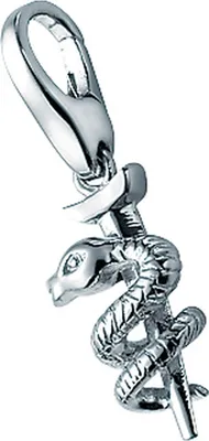 Produktbild von Charm Giorgio Martello Milano Aeskulapstab, Silber 925 Silber Onesize