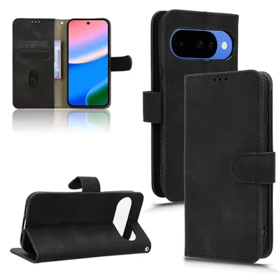 Produktbild von König Design Hülle kompatibel mit Kunstleder Handyhülle - Handy Case Schwarz