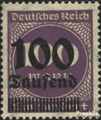 Produktbild von Briefmarken Deutsches Reich 1923 Mi 289b  gestempelt Hochinflation