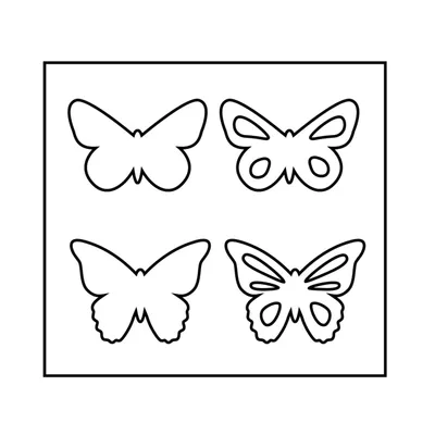 Produktbild von Creativ Company Schmetterling Stanzschablone - Bastelzubehör für Kinder