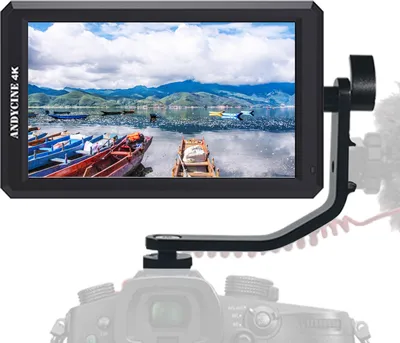 Obrázok produktu pre ANDYCINE A6 5,7-palcový monitor pre digitálne zrkadlovky, režisérsky videomonitor s jasom 450 nitov, vstupom 4K HDMI, napájaním 8 V DC a 3,5 mm konektorom Eraphone – náhrada pre digitálne zrkadlovky Sony, Canon a Nikon