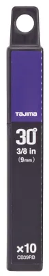 Image de Tajima DORA Razar black blades 9mm, 30°, box with 10 blades