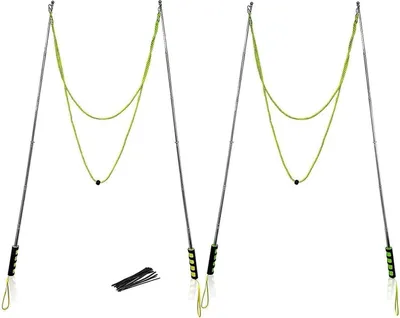 Produktbild von Riesenseifenblasen Set Edelstahl Stäbe Teleskopisches Design Outdoor Spielzeug