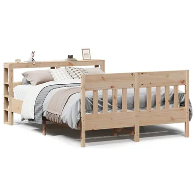 Produktbild von vidaXL Massivholzbett ohne Matratze 120x190 cm Kiefernholz