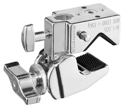 Imagen del producto de Manfrotto C1575, Soporte para fondos, plateado, 44 mm, 450 g, 1 unidad