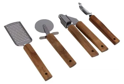 Produktbild von HUSLA Küchenutensilien-Set aus Holz, 4-teilig