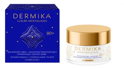 Obrázek produktu pro DERMIKA neokolagenový revitalizační krém-koncentrát 80+ na den a noc 50ml