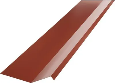 Produktbild von PRECIT Kappleiste Oxidrot RAL 3009 1000 mm x 73 mm x 110 mm