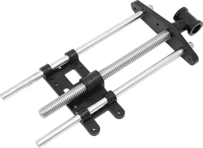 Produktbild von Hobelbank Vorderzange - Schraubstock - 25,4 cm Größe - Tischklemme - Metall - Schwarz