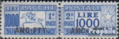 Produktbild von Briefmarken Triest - Zone A 1949 Mi PM26 postfrisch Paketmarken