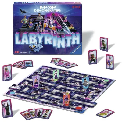 Produktbild von K-Pop Demon Hunters Labyrinth - Gesellschaftsspiel & Brettspiel ab 7 Jahre