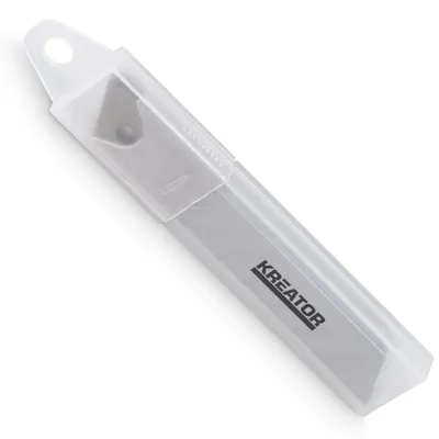 Produktbild von Kreator Ersatzklingen Snap-Off 10 Stück 18 x 100 mm SK5 Stahl Abbrechklingen - KRT000402