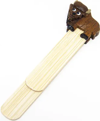 Produktbild von Holz-Lesezeichen - Wisent - 12 cm