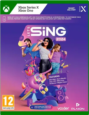 Obrázek produktu pro GAME Let's Sing 2024, Xbox One/Xbox Series X, Režim multiplayer, E10+ (starší 10 let)