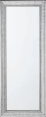 Zdjęcie produktu dla BELIANI Lustro ścienne wiszące srebrne 50 x 130 cm dekoracyjne