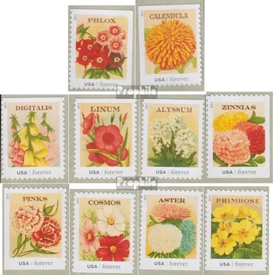 Produktbild von Briefmarken USA 2013 Mi 4953-4962 (kompl.Ausg.) postfrisch Gartenblumen