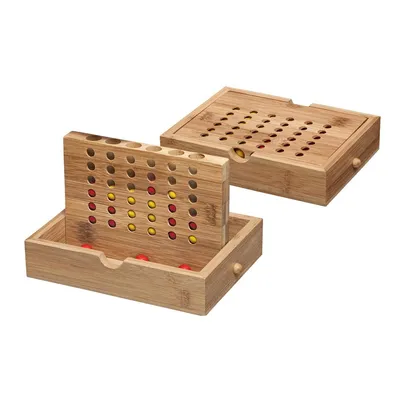 Produktbild von 3254 - Viererreihe, Bambus, Geschicklichkeitsspiel, für 2 Spieler, ab 6 Jahren