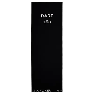 Produktbild von Dart Darts Teppich Dartteppich Dartmatte Steeldart Kingpower-273 x 80 cm, Schwarz, Dartpfeile, Dartboard, Zubehör, mit Abwurflinie, Dartscheibe, Schutz, Gummi