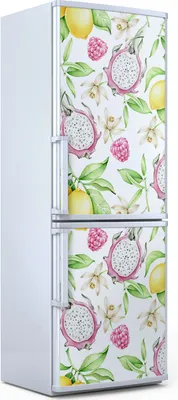 Produktbild von Magnete Dekorative - 70 cm x 190 cm - Küche - Magnetmatte Kühlschrankmagnete - Pitahaya Zitrone Tropische Früchte