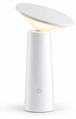 Produktbild von Ciskotu Weiße Bluetooth Tischlampe 2er-Set, Akku Touch, Type-C, dimmbar, 2800–6500K als dekorative Nachttischlampe