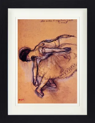 Produktbild von Edgar Degas Gerahmtes Bild Mit Edlem Passepartout | Wand-Bilder | Im Bilderrahmen - Tänzerin (40 x 30 cm)