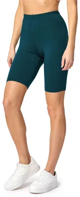 Produktbild von Bellivalini Damen Kurze Leggings aus Viskose BLV50-149 (Smaragdgrün, S)