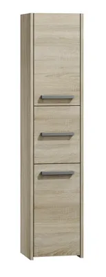 Produktbild von Schmaler Schrank für das Badezimmer MARGO – Eiche Sonoma