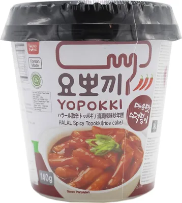 Produktbild von Yopokki Reiskuchen Hot & Spicy 140g
